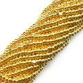 Charlottes 15/0 Enchapadas en Oro 24 Quilates