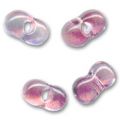 Farfalle 6,5x3,2 mm Crystal Gr�s/Rosa