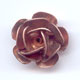 Rose m�tal 12 mm Cuivr� x1