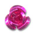 Roses m�tal  6 mm Fuchsia x10