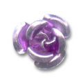 Roses m�tal  6 mm Mauve x10