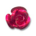 Roses m�tal  6 mm Rouge x10