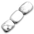 Howlite 18x13 mm x2
