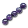 Amethyste grade B  4 mm x20