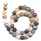 Assortiment de perles gemmes 10 mm x39 cm