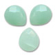 Amazonite briolettes plates 11x9 mm x5