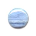 Cabochon rond 15 mm Calcedoine