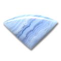 Cabochon �ventail 24x38 mm Calcedoine