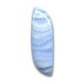 Cabochon Larme 12x37 mm Calcedoine