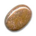 Cabochon ovale 25x18 mm Jaspe Chrysanth�me