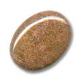 Cabochon ovale 40x30 mm Jaspe Chrysanth�me
