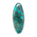Cabochon ovale 22x8 mm Chrysocolla