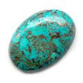 Cabochon ovale 25x18 mm Chrysocolla