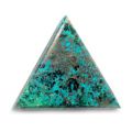 Cabochon triangle 30 mm Chrysocolla
