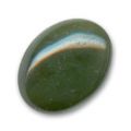 Cabochon ovale 18x13 mm Green Jade