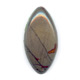 Cabochon ovale 30x15 mm Jaspe Poppy Gris