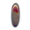 Cabochon ovale 22x8 mm Jaspe Poppy Gris