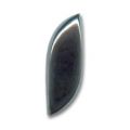 Cabochon Larme 12x37 mm Hematite Naturelle