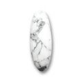 Cabochon ovale 22x8 mm Howlite