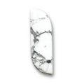 Cabochon larme 37x12 mm Howlite