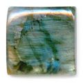 Cabochon carr� 28 mm Labradorite