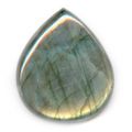 Cabochon poire 38x33 mm Labradorite