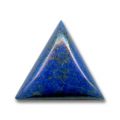 Cabochon triangle 18 mm Lapis lazuli