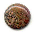 Cabochon rond 20 mm Leopard