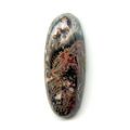 Cabochon ovale 22x8 mm Leopard