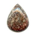 Cabochon poire 29x23 mm Leopard