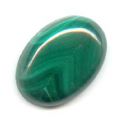 Cabochon ovale 18x13 mm Malachite