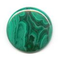 Cabochon rond 38 mm Malachite