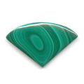 Cabochon �ventail 24x38 mm Malachite
