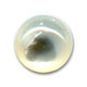 Cabochon rond 8 mm Nacre Blanc