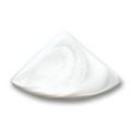 Cabochon �ventail 24x38 mm Nacre Blanc