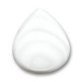 Cabochon poire 38x33 mm Nacre Blanc