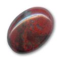 Cabochon ovale 18x13 mm Jaspe Poppy