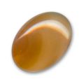 Cabochon ovale 25x18 mm Lace Red Agate