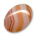 Cabochon ovale 30x22 mm Lace Red Agate
