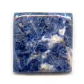Cabochon carr� 28 mm Sodalite