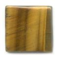 Cabochon carr� 28 mm Oeil de Tigre