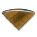 Cabochon �ventail 24x38 mm Oeil de Tigre