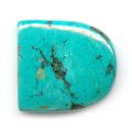 Cabochon 26x24 mm Green Turquoise