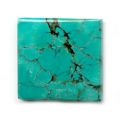 Cabochon carr� 28 mm Green Turquoise