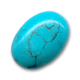 Cabochon ovale 18x13 mm Turquoise (reconstitu�)