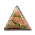 Cabochon triangle 18 mm Unakite