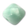 Amazonite facett� carr� 10 mm x1