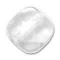 Cristal de Roche facett� carr� 10 mm x1