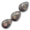 Leopard Red gouttes plates 14x10 mm x5