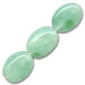 Amazonite olives plates 14x10 mm x5